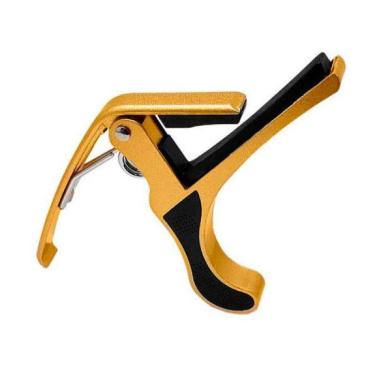 Imagem de Capotraste de Alumínio para Violão - MXT - Modelo MC-28G Dourado - Elegância e Precisão