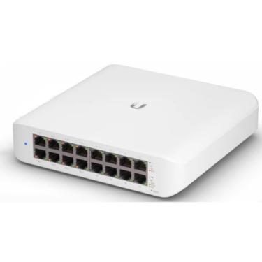Imagem de Switch Lite 16 PoE - Switch PoE de Camada 2, com 16 portas, montável em parede e silencioso sem ventoinha - Ubiquiti
