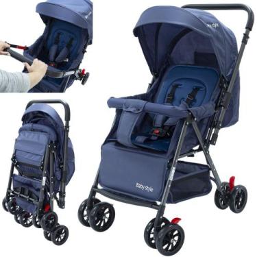 Imagem de Carrinho de Bebê Passeio Reversível 15kg Runner Infantil com Bandeja F