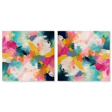 Imagem de Art Remedy Tela de arte de dopamina, 30,5 cm x 30,5 cm, conjunto de melodias vitrificadas II