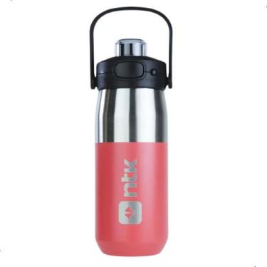 Imagem de Garrafa Térmica Inox 750ml Água Fria Quente Ntk Isomax Pink - Nautika