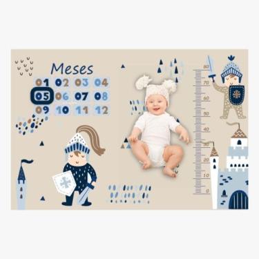 Imagem de Cenario Tapete Mesversário Para Bebe Menino E Menina - Miguel Baby, Pr