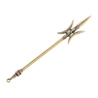 Imagem de Almencla Pingentes de bronze modelo de faca criativo mochila pingente decoração de casa copper lâmina modelo de escultura para o festival Bookshelf