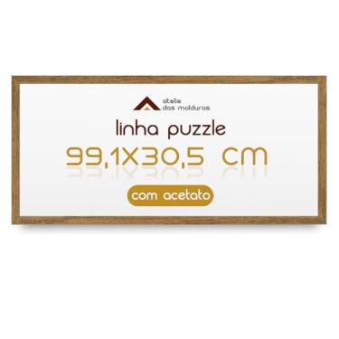 Imagem de Moldura para Quebra Cabeça Game Office Puzzle 1500 Peças 30,5x99,1 com Acetato (Cru)