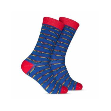 Imagem de Par de Meia 39/43 Style Cano Longo Estampada - HOAHI - ALTOMAX, Mulher