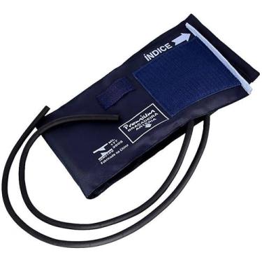 Imagem de Braçadeira C/Manguito Para Esfigmomanômetro Premium Azul