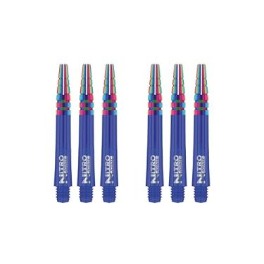 Imagem de RED DRAGON Nitrotech Ionic Hastes curtas – Azul – 2 conjuntos por pacote (6 hastes no total)