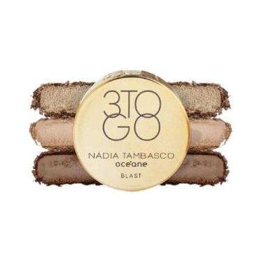 Imagem de Paleta de Sombras Nádia Tambasco Trio To Go Blast Océane 7,8g