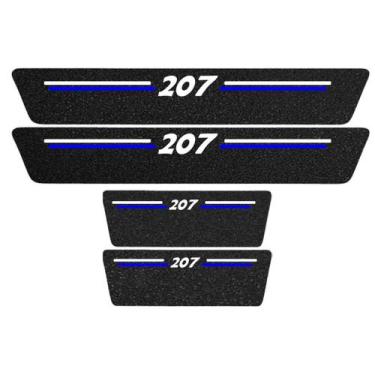 Imagem de Kit Soleira Protetora Porta Premium Blue PVC - 207 - Jhow Adesivos