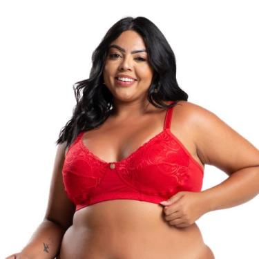 Imagem de Sutiã Plus Size Suzane IMI Lingerie  Sem Bojo, Reforçado com Renda e S