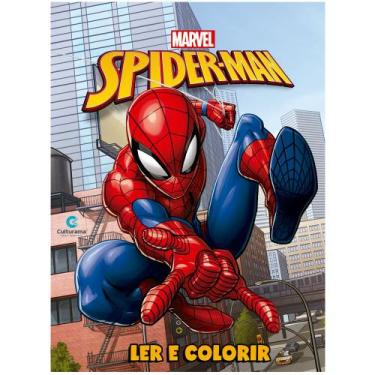 Imagem de Livro - Ler e Colorir Homem-aranha B