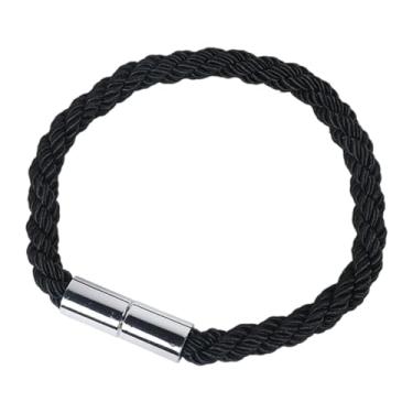 Imagem de Ioensy Cortinas de amarração, prendedores de fivela para cortinas, acessórios de ornamento simples para casa, fazenda, quarto, hotel, escritório, Preto