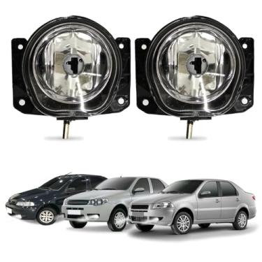 Imagem de Par Farol de Milha para Siena 2001 a 2012 G2 G3 G4 Farolete Auxiliar Neblina