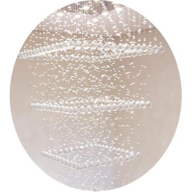 Imagem de Lustre Torre De Cristais Para Vão De Escada - LD ILUMI, 1,70m