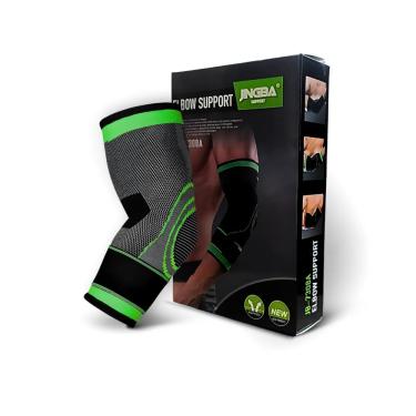 Imagem de Cotoveleira Ortopédica Ajustável Compressão Previne Câimbras