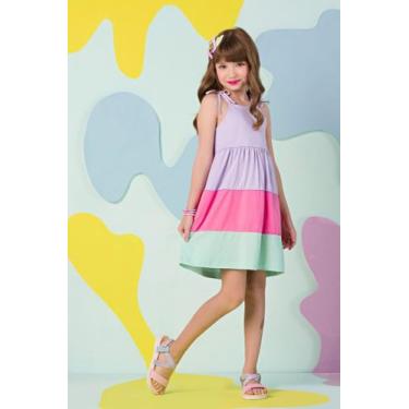 Imagem de Vestido feminino infantil colors -tamanho 5 anos - LOLITA BABY