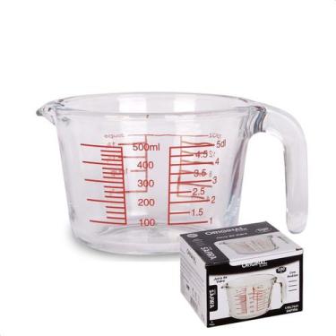 Imagem de Jarra Medidora Vidro Temperado 500ml Transparente Cor Translúcido - Ja