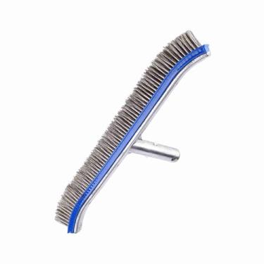 Imagem de LiebeWH Escova de Aço da Piscina Com Cabelos de Aço Durável para Limpeza Eficaz, para Piscina de Fonte Termal, Spa, Pequena