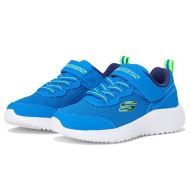 Imagem de SKECHERS Tênis masculino Bounder 403906l (criança pequena), Azul, 13.5 Little Kid