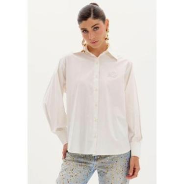 Imagem de Camisa Alongada Manga Longa Lança Perfume-Feminino