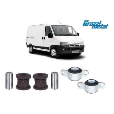 Imagem de 4 Bucha Bandeja Suspensão Dianteira Jumper 2006 2007 2008 09 - Grazzim