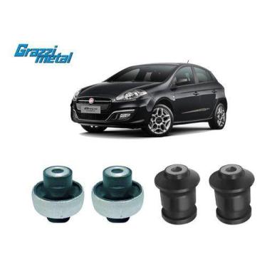 Imagem de 4 Bucha Balança Bandeja Dianteira Bravo 2014 2015 2016 2017 - Grazzime