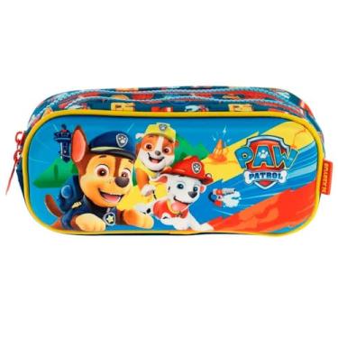 Imagem de Estojo Escolar Duplo Patrulha Canina Original Grande 13496