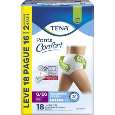 Imagem de Roupa Íntima Tena Pants Confort Tamanho G/EG Leve 18 e Pague 16 Unidad