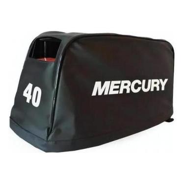 Imagem de Capa Sintética Para Motor De Popa Mercury 40Hp - Preto - Spts