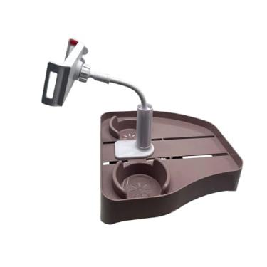 Imagem de Generic Bandeja de mesa para banheira de hidromassagem, suporte para telefone, bandeja de serviço, suporte para bebidas de spa para pátio de parque