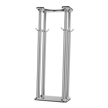 Imagem de Fenteer Suportes para pia de embutir, práticos, estáveis, com altura ajustável, haste de suporte para pia de cozinha, Altura 46 a 56 Cm