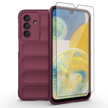 Imagem de Asuwish Capa de celular para Samsung Galaxy A26 5G com protetor de tela de vidro temperado e TPU macio fino à prova de choque capa protetora de silicone acessórios A 26 26A LTE mulheres homens meninas