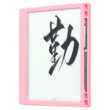 Imagem de MINGFENG Capa protetora de silicone para Penstar eNote N10 10,3 "E Ink Tablet Reader e-Book Tablet Light and Thin Four Corner Protective e-Paper Book com compartimento para caneta (rosa)