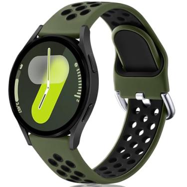 Imagem de Lerobo Compatível com Samsung Galaxy Watch 7/6/5/4 pulseira de 40 mm e 44 mm/Active 2/Watch 4 6 Classic 46 mm 42 mm, pulseira de 20 mm feminina e masculina