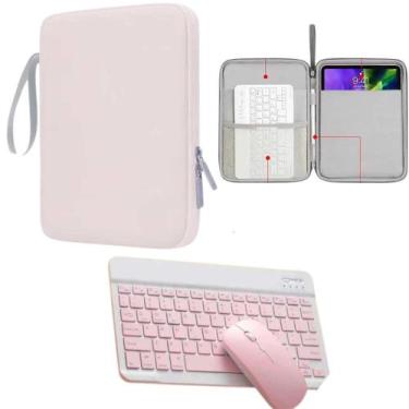 Imagem de Pasta Case+ Teclado E Mouse Para Tablet Tab Galaxy S6 S7 S8 S9 11 Pole