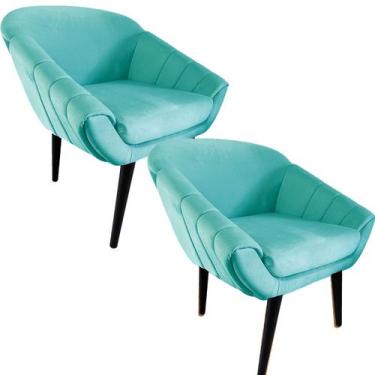 Imagem de Kit Duas Poltronas Giovana em Sued Premium - Sua Casa Decorações, Tiff