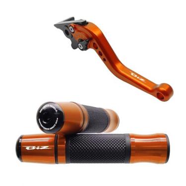 Imagem de Kit Manete Manopla Com Peso Biz 125 Biz 125 Gravado A Laser - Special 