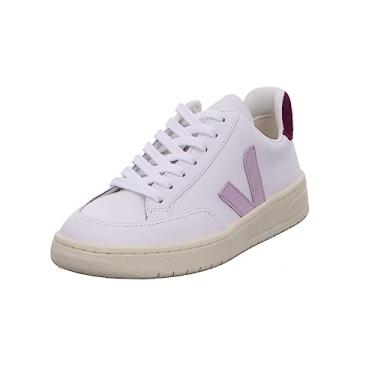 Imagem de Veja Tênis feminino V-12 extra branco, Branco - Parme - Magenta, 36
