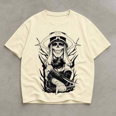 Imagem de Camiseta Oversized Academia Estampada Anime Moda Estilo Solo - Helvog,