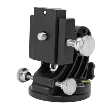 Imagem de GOWENIC Base de Ajuste de Latitude, Alinhamento Preciso da Polaridade 0-90 ° Montagem Ajustável para o Telescópio Skywatcher, Incorporado Bolha de Nivelamento e Compatibilidade Com Rosca (tudo preto)
