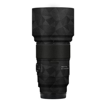 Imagem de Adesivo de lente de câmera para Tamron 90 mm F2.8 adequado para Sony Mount Macro Coat Wraps Film Protective Vinyl Decal Skin 90 2.8 (Triângulo Preto)