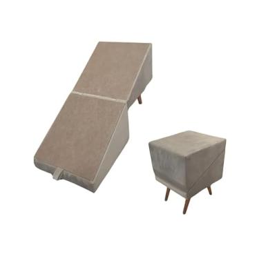 Imagem de Rampa Degrau Pet, Movel Puff Cachorro Gato Antiderrapant