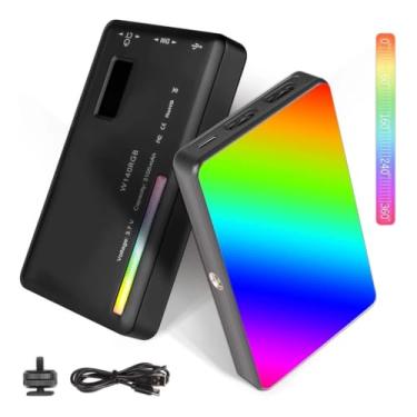 Imagem de Iluminador de Bolso LED RGB W140 – Luz Portátil para Gravar Vídeo e Fotografia, 8W com Ajuste de Potência