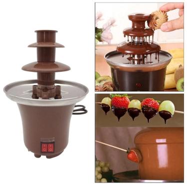 Imagem de Mini Panela Fondue Cascata Torre Fonte De Chocolate 45W 110V