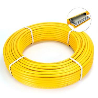 Imagem de Kit 20 Metros Tubo Pex Multicamadas 16mm P/ Gás Mangueira Encanado Seg