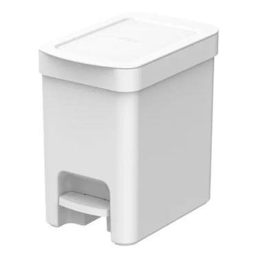 Imagem de Lixeira Pedal Com Tampa 6 Litros Cozinha/Banheiro Cesto/Lixo