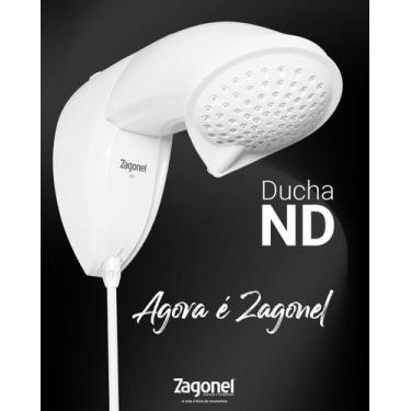 Imagem de Ducha nd 110v chuveiro blindado não queima resistência - Zagonel