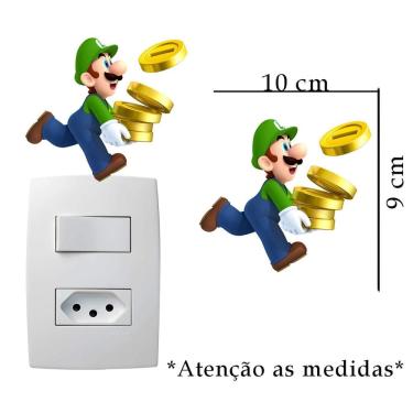 Imagem de Adesivo De Interruptor Mario Mod07