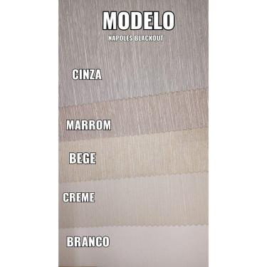 Imagem de Persiana Romana Bk  Linho Mesclado  - 1,70Mx1,70M - Branco