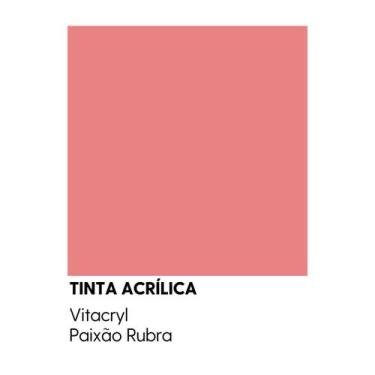 Imagem de Tinta Semibrilho Premium Vermelhos - Vitacryl, Paixão Rubra, 3,6 lts